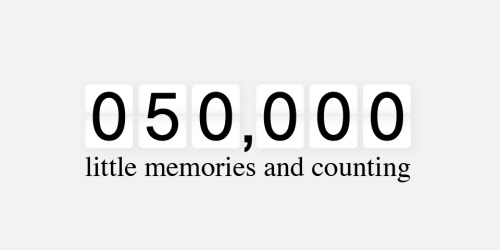 50,000 Memories Saved